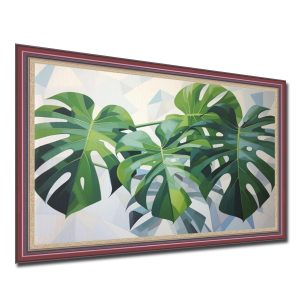 Bức tranh treo tường đẹp hình ảnh những chiếc là trầu bà lỗ