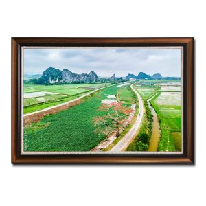 Bức tranh treo tường đẹp phong cảnh quê hương Ninh Bình