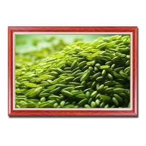 Tranh treo tường đẹp hình ảnh những hạt gạo màu xanh cốm