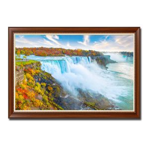 Hình ảnh thác Niagara hùng vĩ trong bức tranh treo tường