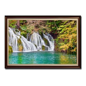 Bức tranh phong thủy thác nước đẹp