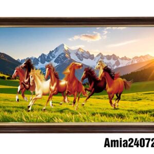 Tranh Mã Đáo chạy trên thảo nguyên Amia24072025